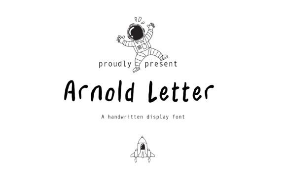 Arnold Letter: A Handwritten Font with Heart