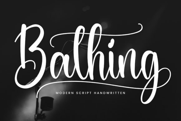 Bathing: A Stylish Script Font