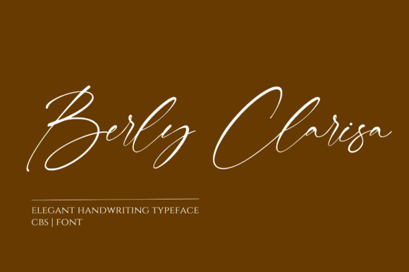 Berly Clarisa: A Font for Elegant Expression