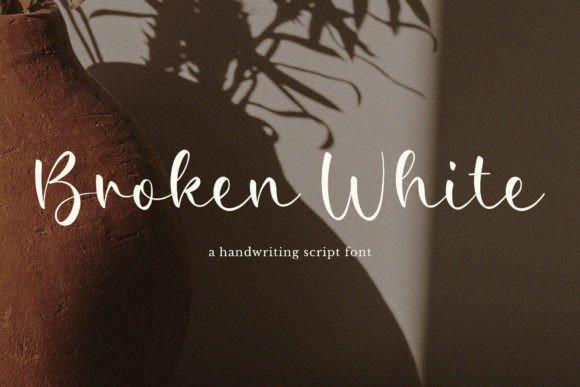 Broken White Font for Bold Branding
