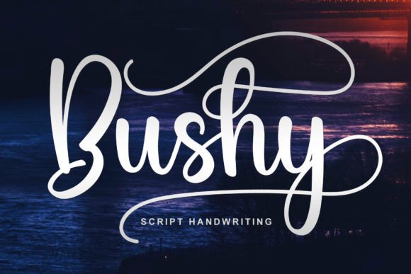 Bushy: A Stylish Handwritten Font