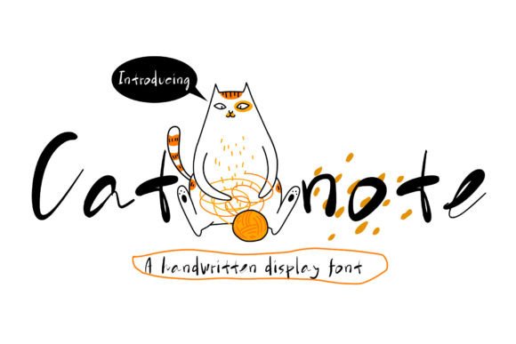 Catnote: A Playful Font for Web Design