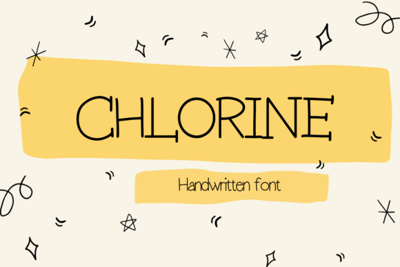 Chlorine Font: Handwritten Elegance for Editorial Design