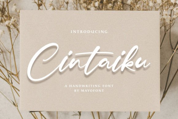 Cintaiku: A Font for Authentic Campaigns