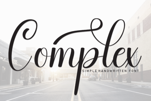 Complex Font: Elegant Script for Campaigns