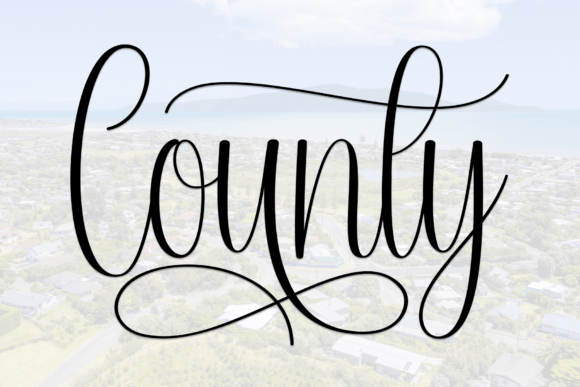 County Font: A Sweet Touch for Business Branding