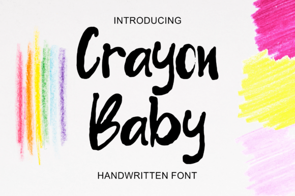 Crayon Baby Font for Web Design