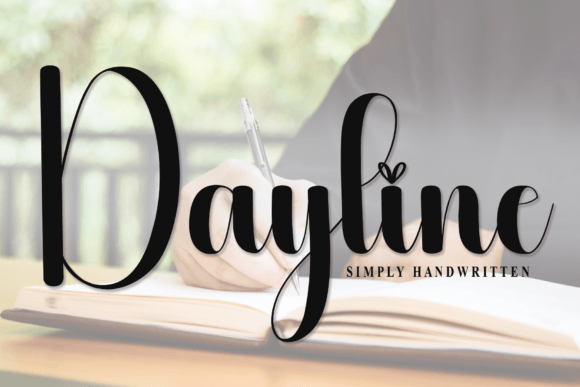 Dayline: A Flowing Handwritten Font for Elegant Design