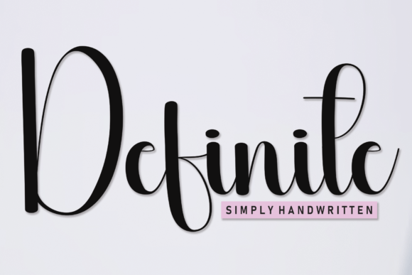 Definite Font: Elegant & Professional