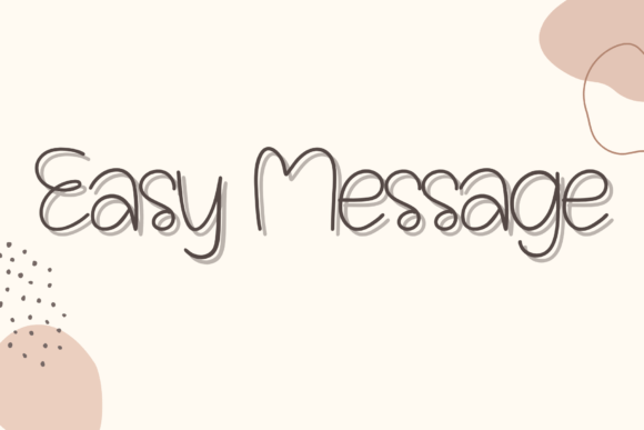 Easy Message Font Review