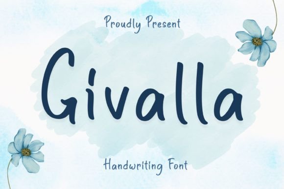 Givalla: A Handwritten Font for Business