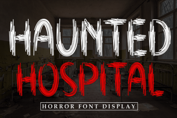 Haunted Hospital Font for Creative Makers