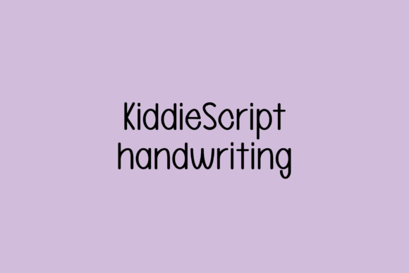 Kiddiescript: A Whimsical Font for Creative Projects