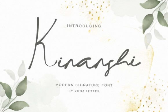 Kinanshi: A Stylish Script Font for Web Design