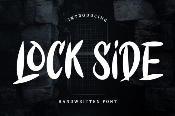 Lock Side Font for Editorial Design
