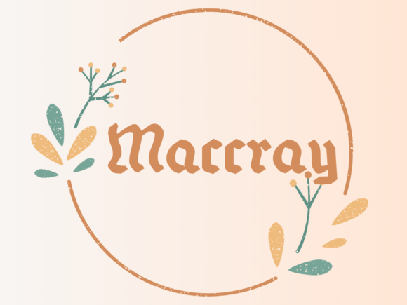Maccray: A Handwritten Font for Creative Makers