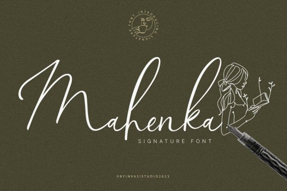 Mahenka: A Luxurious Script Font