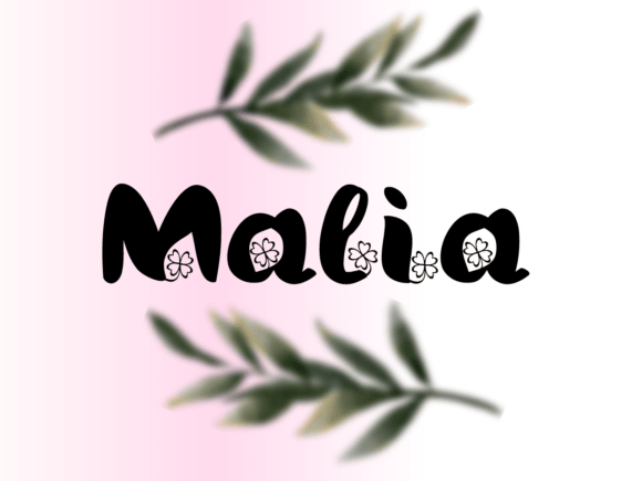 Malia: A Friendly Handwritten Font for Business