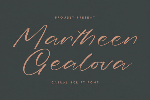 Martheen Gealova Font for Editorial Design