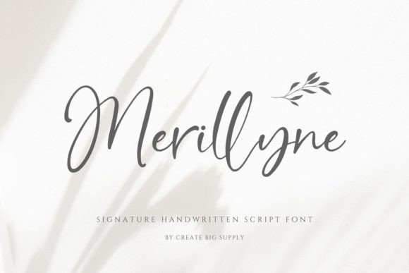 Merillyne: Elegant Script Font
