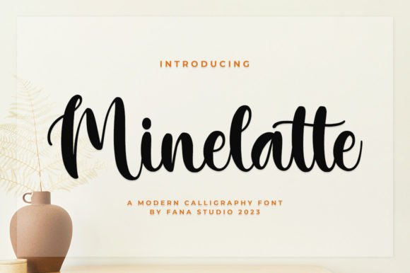 Minelatte: A Script Font for Elegant Branding