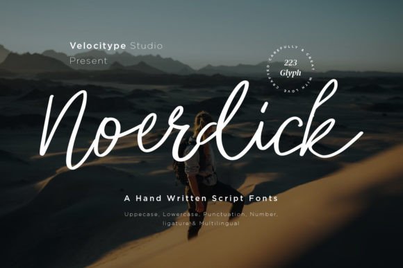 Noerdick: A Modern Handwritten Font
