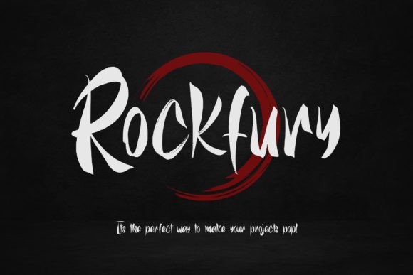 Rockfury: A Bold Font for Creative Campaigns