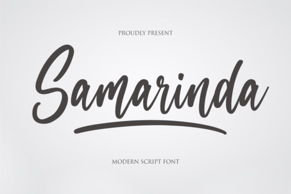 Samarinda: A Modern Script Font for Web Design
