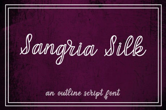 Sangria Silk: A Stylish Font for Business