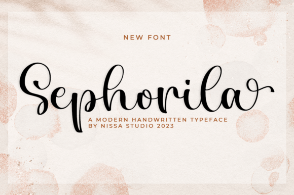 Sephorila: A Classy Script Font