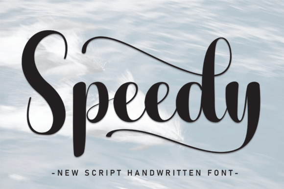 Speedy: A Sweet Handwritten Font
