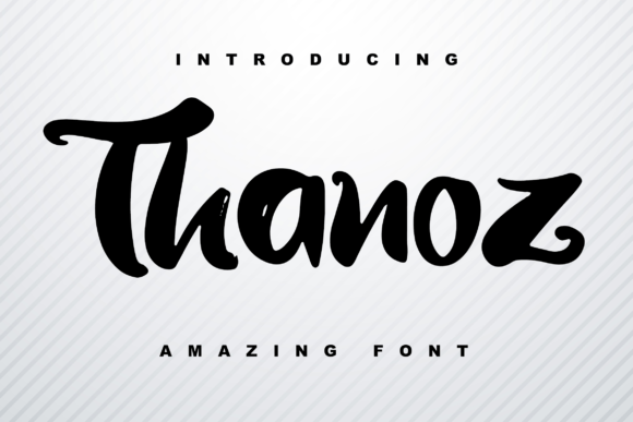 Thanoz: A Handwritten Font for Business
