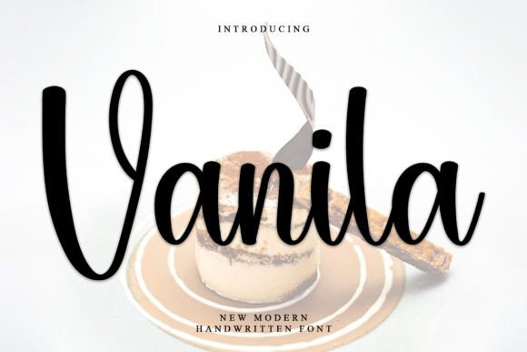 Vanila: A Handwritten Font for Web Design
